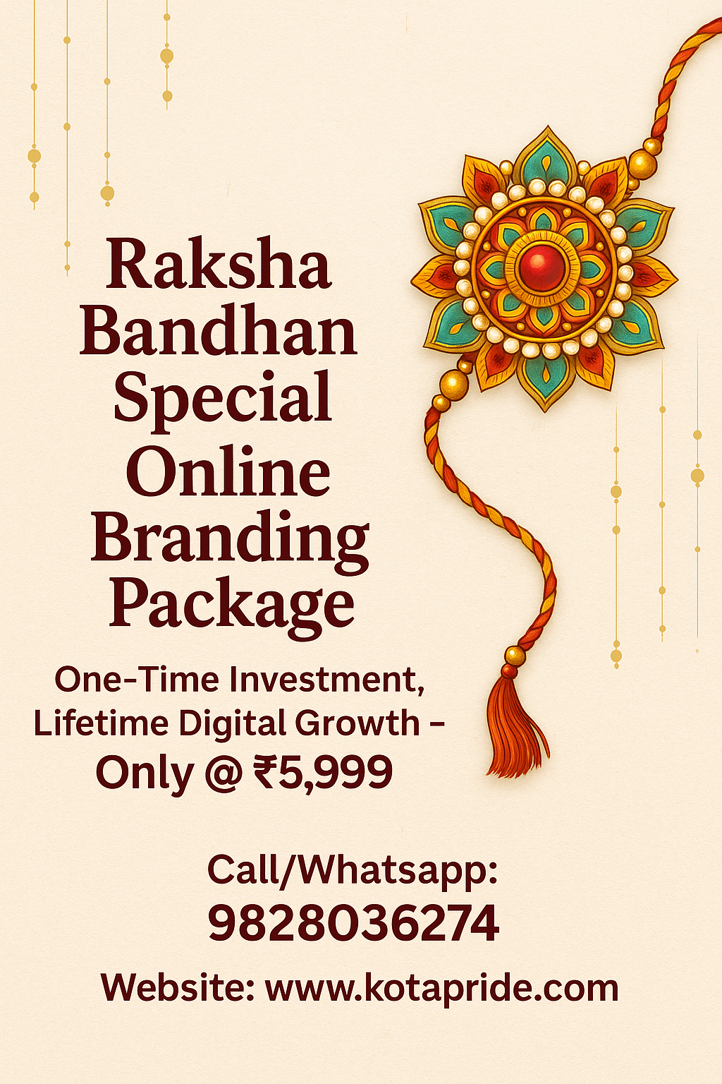 Digital Promotion Package for Sweet Shops, Cloth Stores & Jewellers in Kota