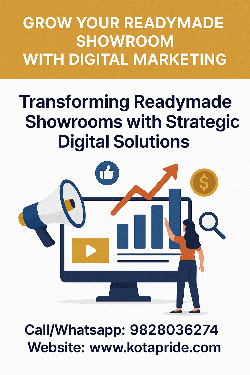 Digital Marketing for Readymade Showrooms in Jaipur, Bhopal, Gandhinagar