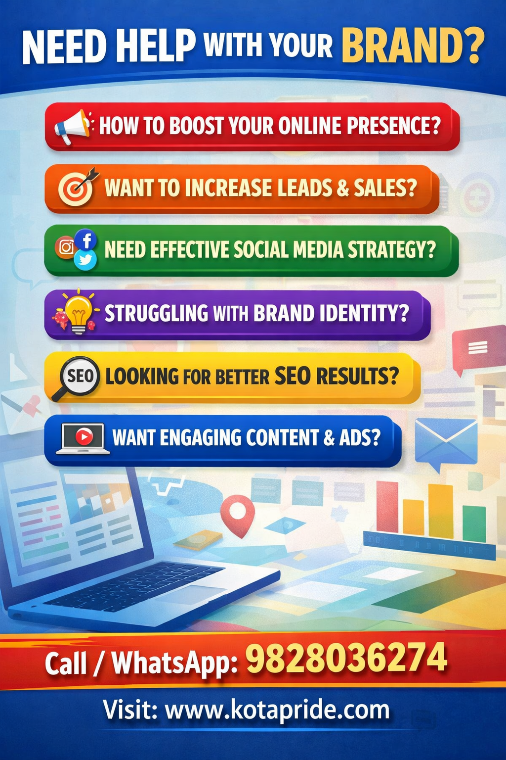 Digital Marketing & Branding: Aapke Business Growth Ka Smart Formula