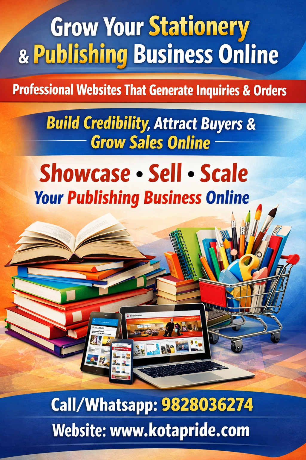 Website Development Services for Stationery and Book Publishers