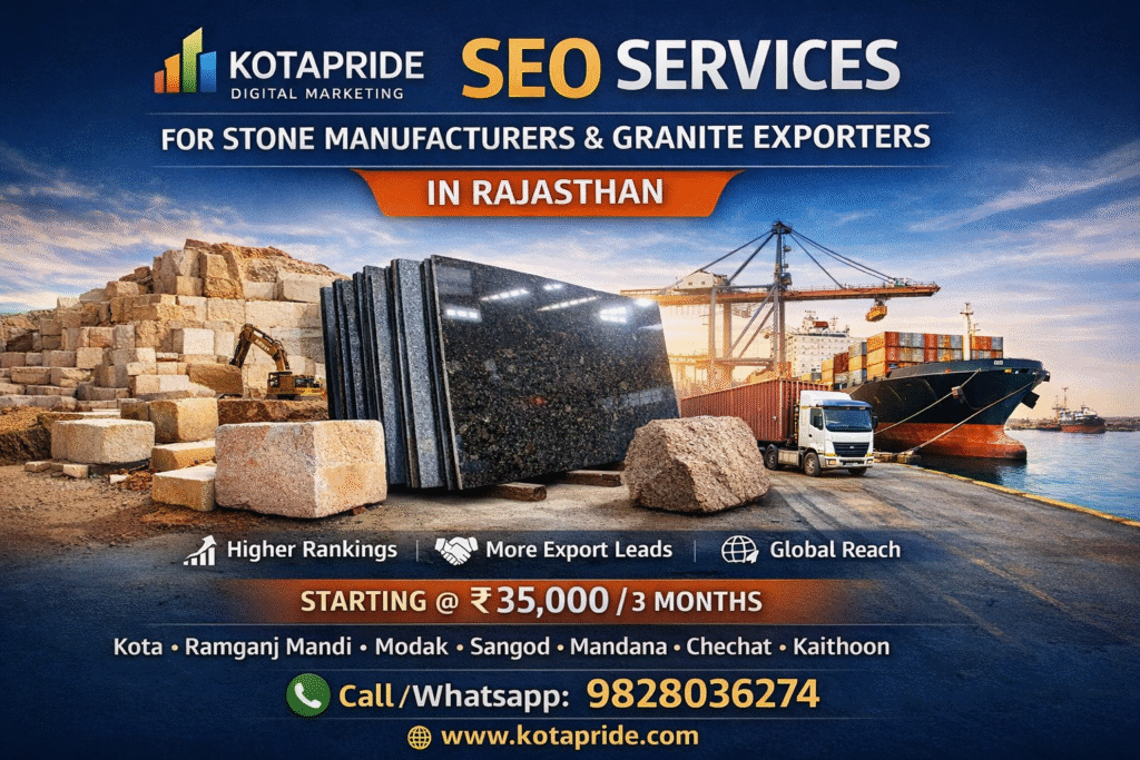 SEO Services For Stones Exporters in Rajasthan
