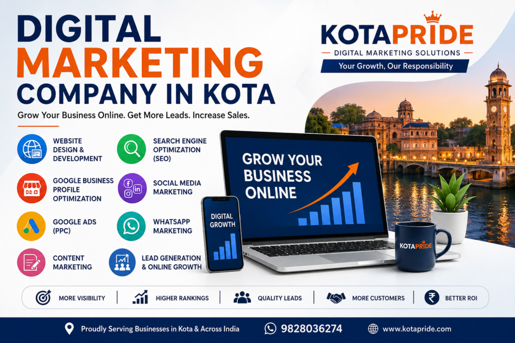 Digital Marketing Company in Kota | SEO, Website Design and Online Marketing Services